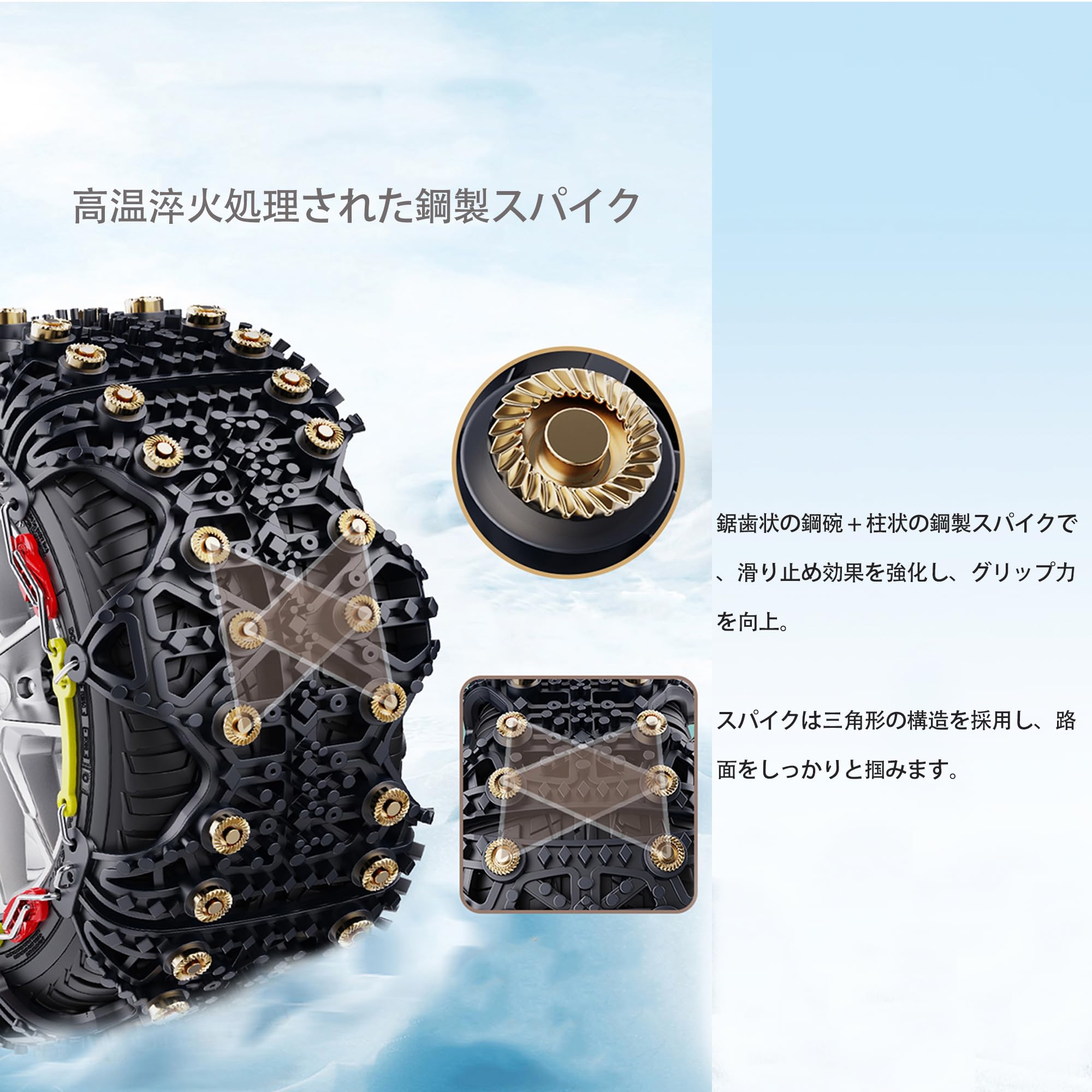Amazon.co.jp: タイヤチェーン 非金属 155/60R14 135/80R13 145/R12